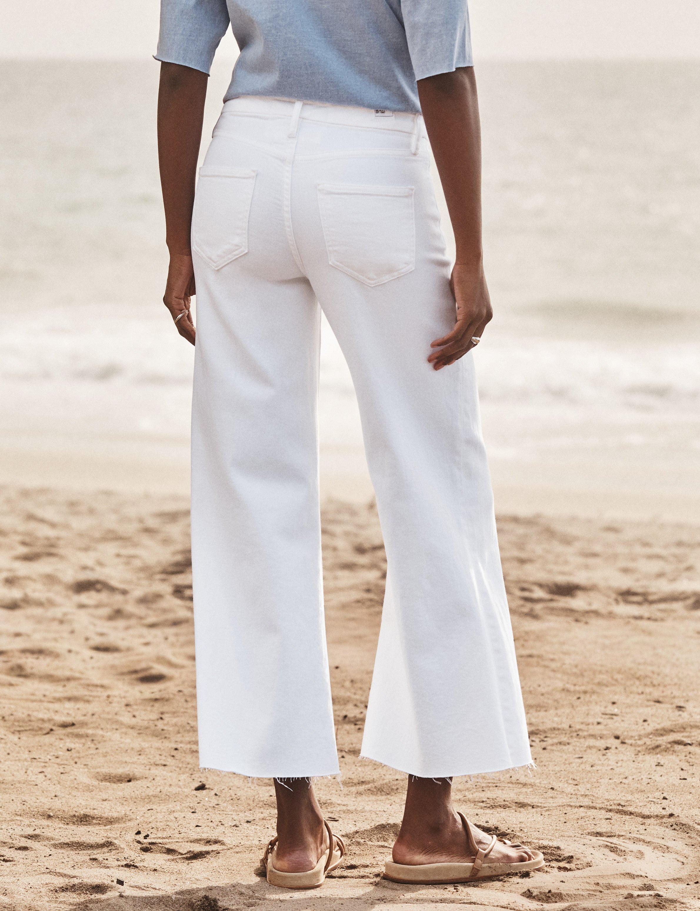 GALWAY 26" White, Italian Dream™ Denim, alternate view