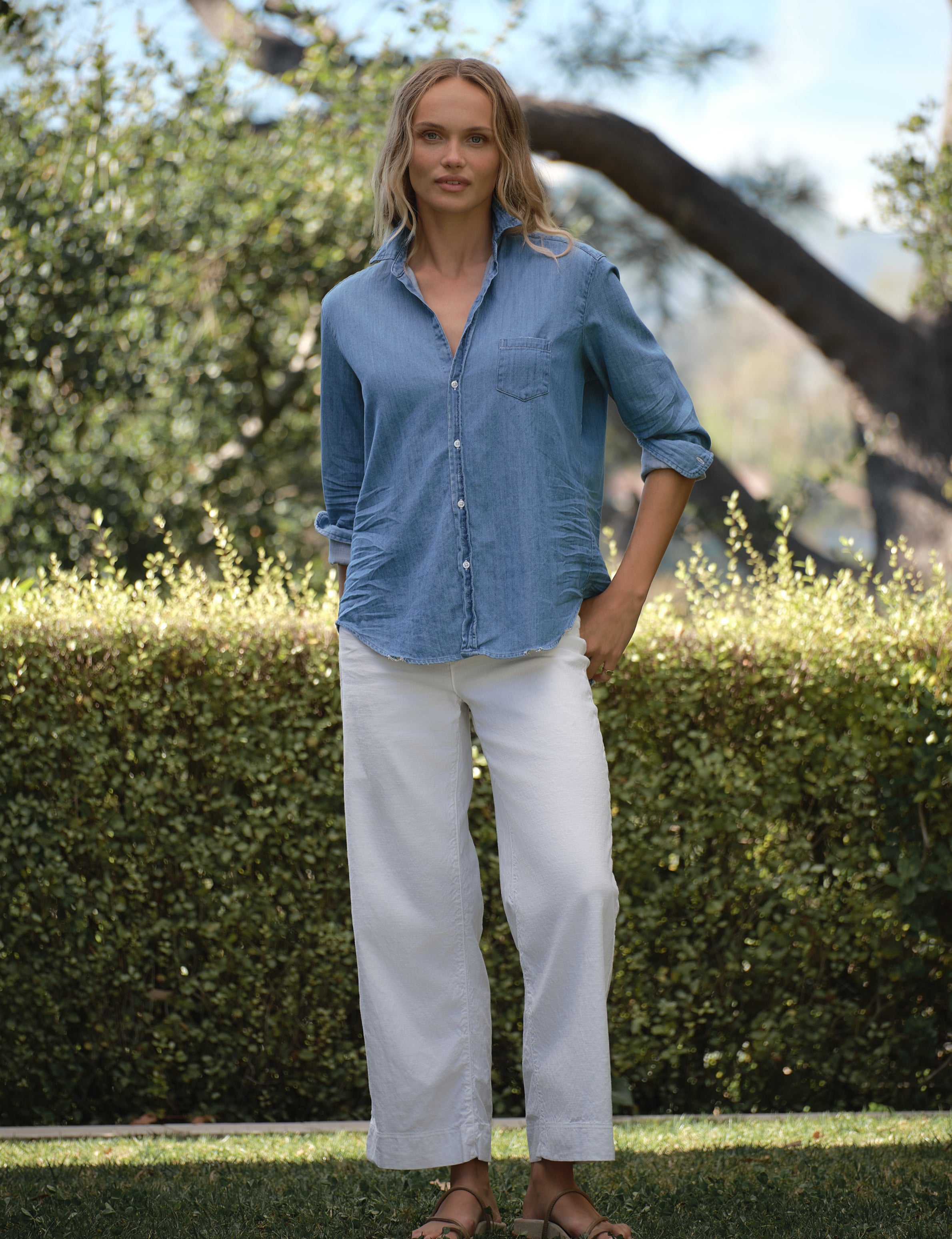 EILEEN Vintage Stonewashed Indigo, Famous Denim, view 5