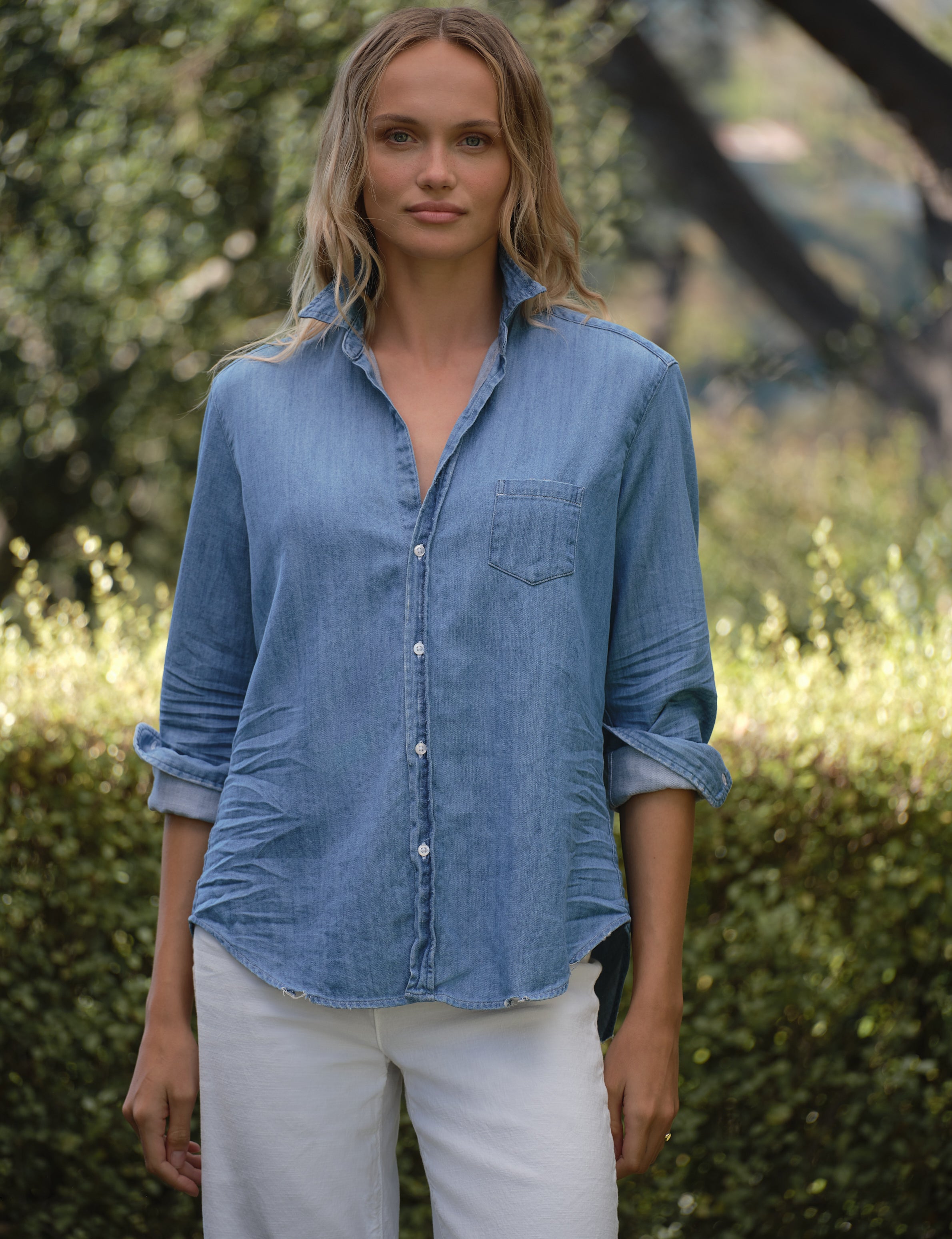 EILEEN Vintage Stonewashed Indigo, Famous Denim, view 3