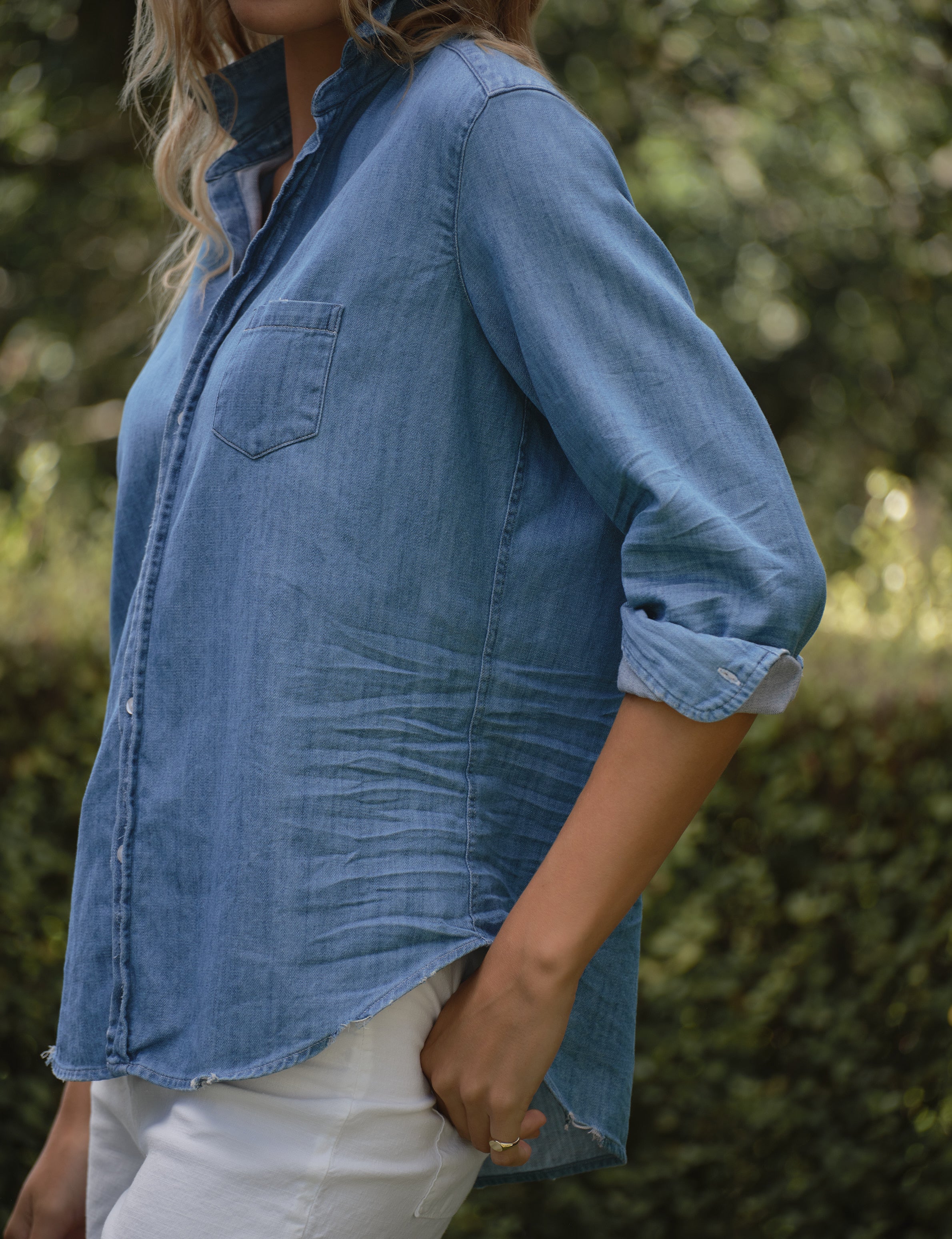 EILEEN Vintage Stonewashed Indigo, Famous Denim, alternate view