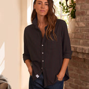 EILEEN Green with Red Windowpane, Italian Flannel