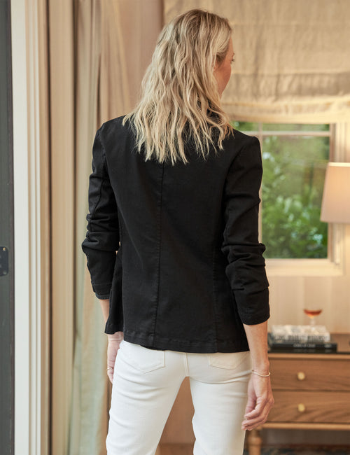 DUBLIN Jet Black, Italian Performance Denim, alternate view