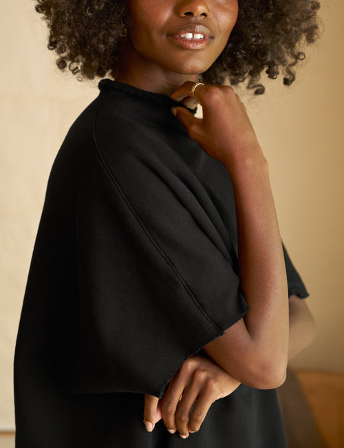 AUDREY Black, Triple Terry, view 3