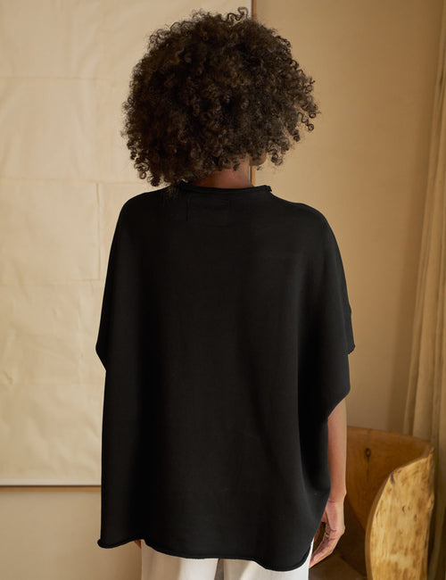 AUDREY Black, Triple Terry, alternate view