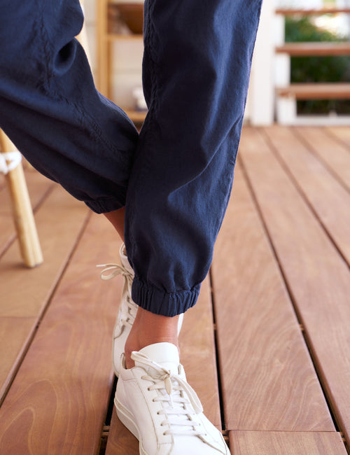 JAMESON Navy, Italian Performance Linen, view 3