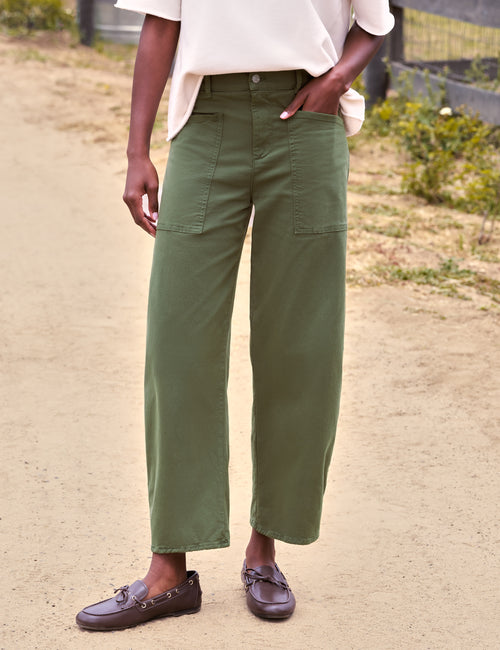 BRAY Army, Italian Peached Twill, front view