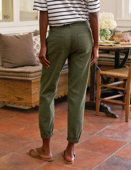 JAMESON Hunter Green, Italian Performance Linen, alternate view