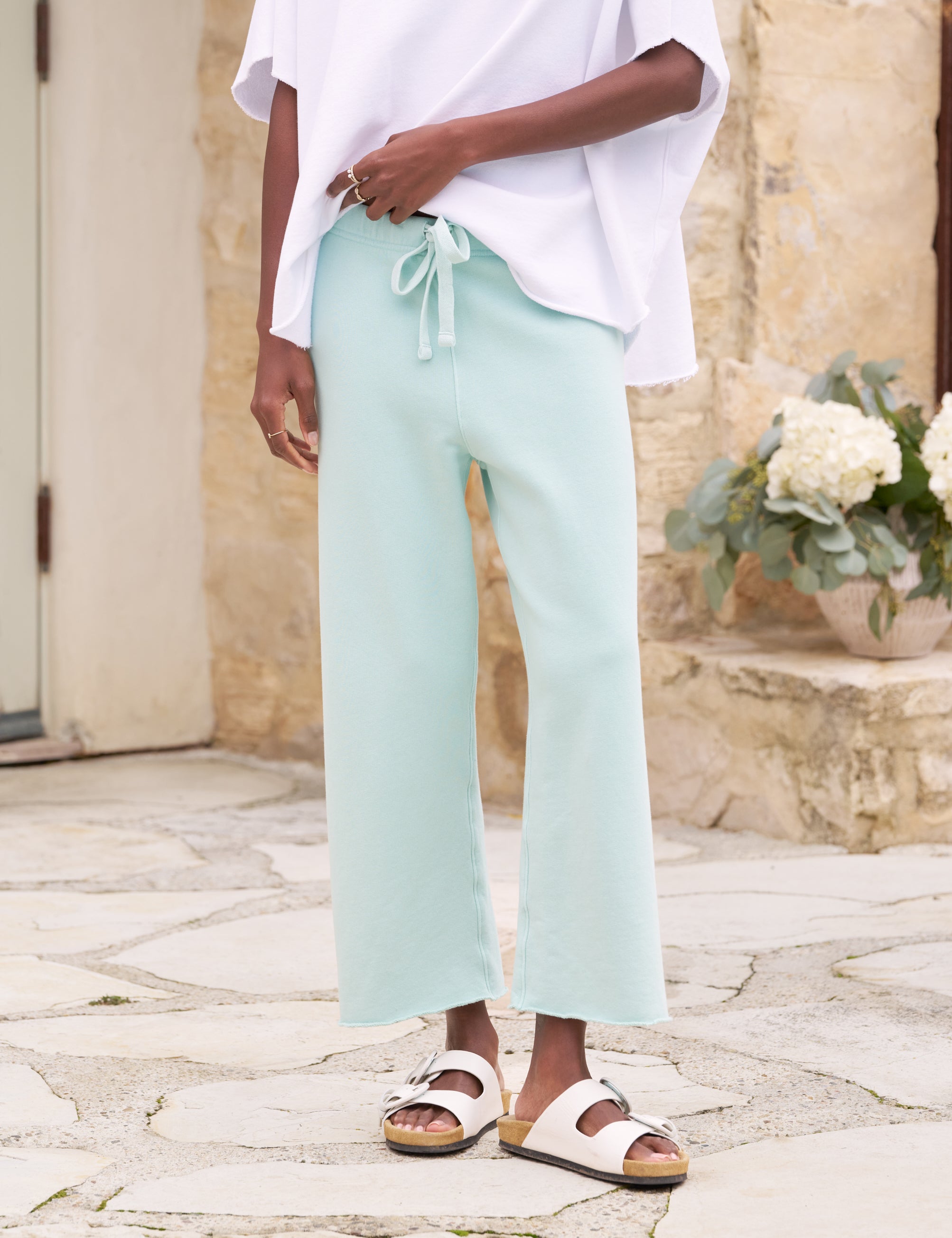 CATHERINE Seafoam, Triple Terry, front view