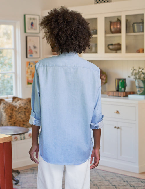 EILEEN RUFFLE Classic Blue Wash, Famous Denim, alternate view