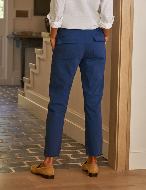 BLACKROCK Classic Navy, Italian Peached Twill, alternate view