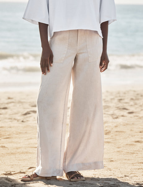 Madeline, Patch Pocket Pull-On Pant, Tan | Frank & Eileen