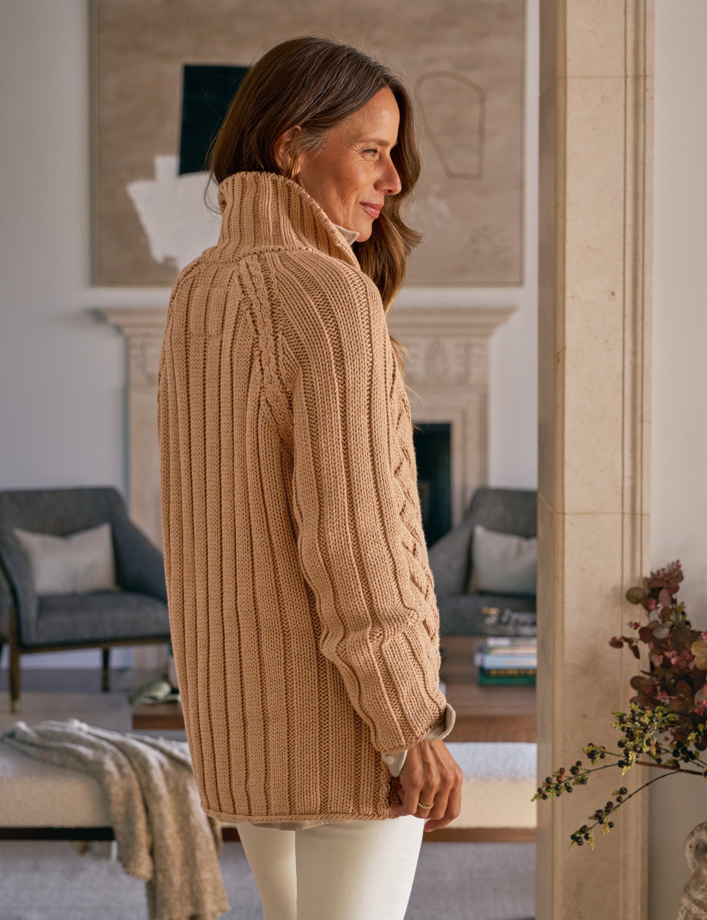 COTSWOLDS Camel, Pure Italian Cotton