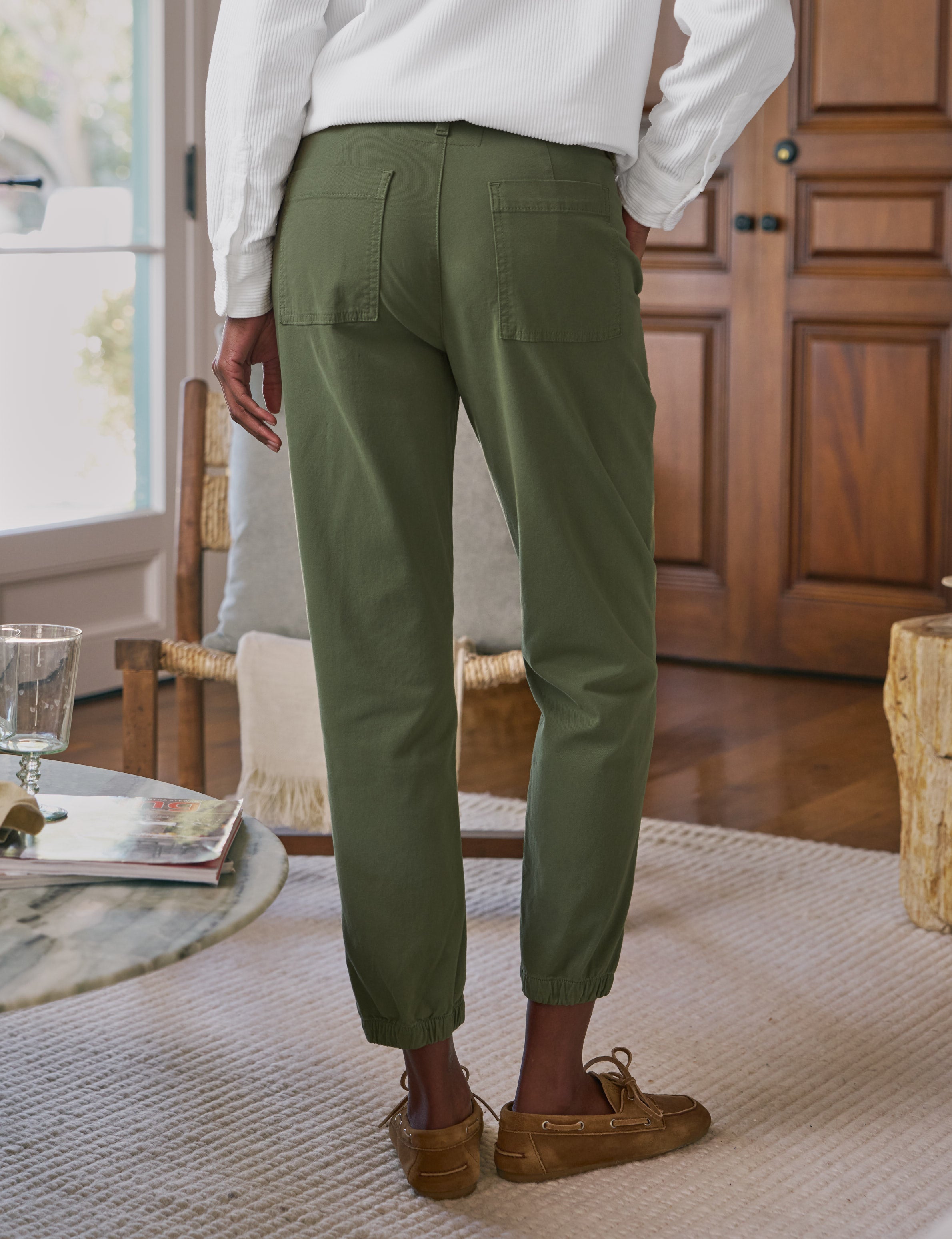 JAMESON Army, Italian Peached Twill