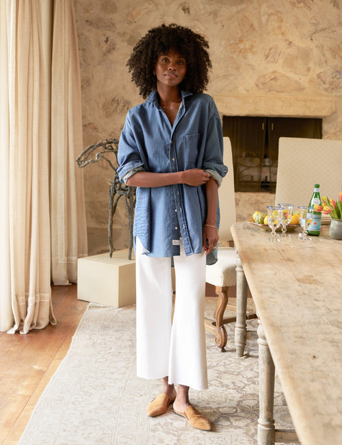 SHIRLEY Vintage Stonewashed Indigo, Famous Denim, view 5