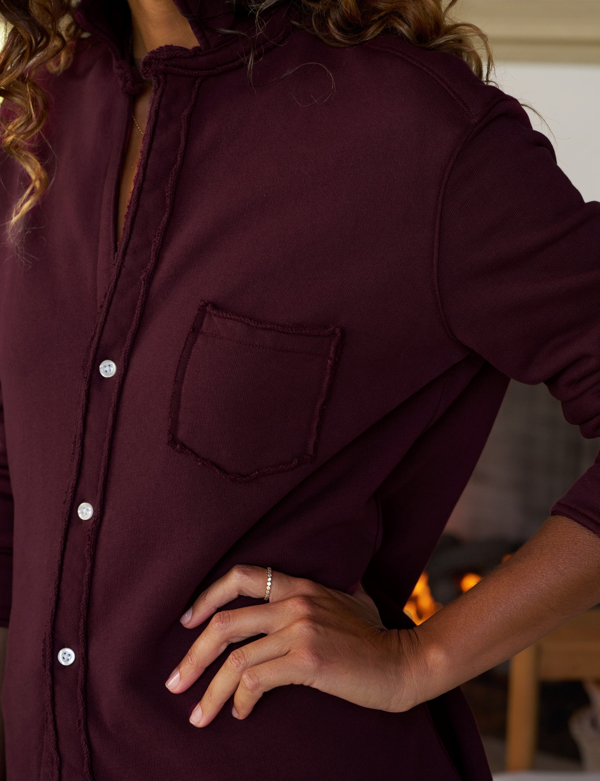 EILEEN Currant, Triple Fleece