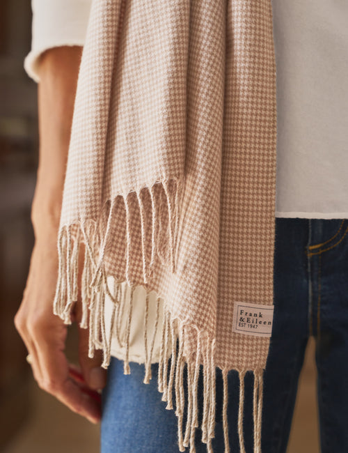 NOELLE Cream Herringbone, alternate view