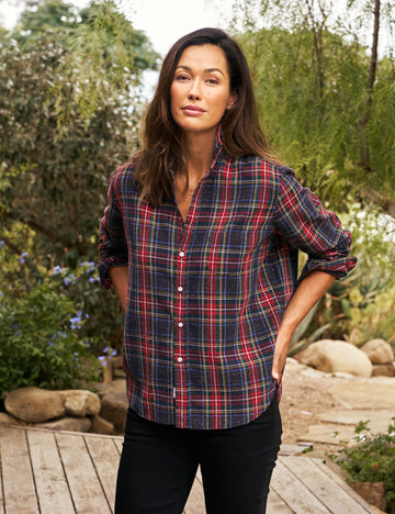 EILEEN Green and Red Plaid, Flannel