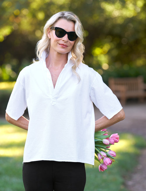 PATTY White, Vintage Jersey, front view