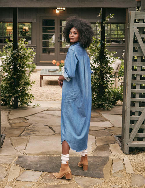 RORY Distressed Vintage Wash, Famous Denim, alternate view