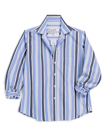 Barry, Tailored Button-Up Shirt, White | Frank & Eileen