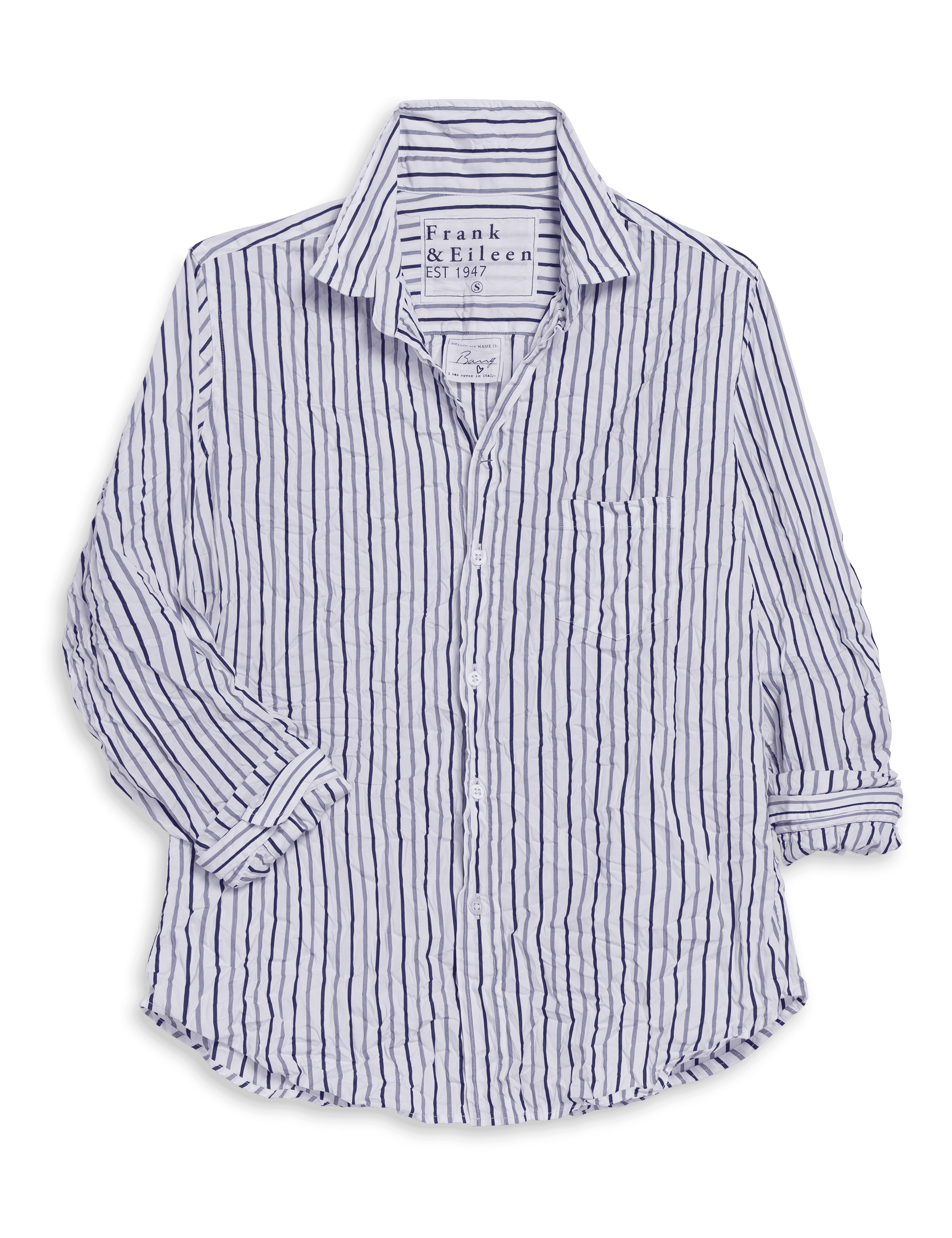 BARRY Multi Blue Stripe, Signature Crinkle