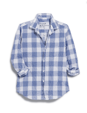 BARRY Blue Grid, Signature Crinkle