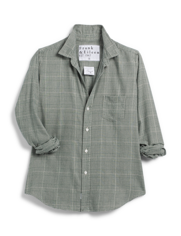 BARRY Green Plaid, Italian Cashmere Touch