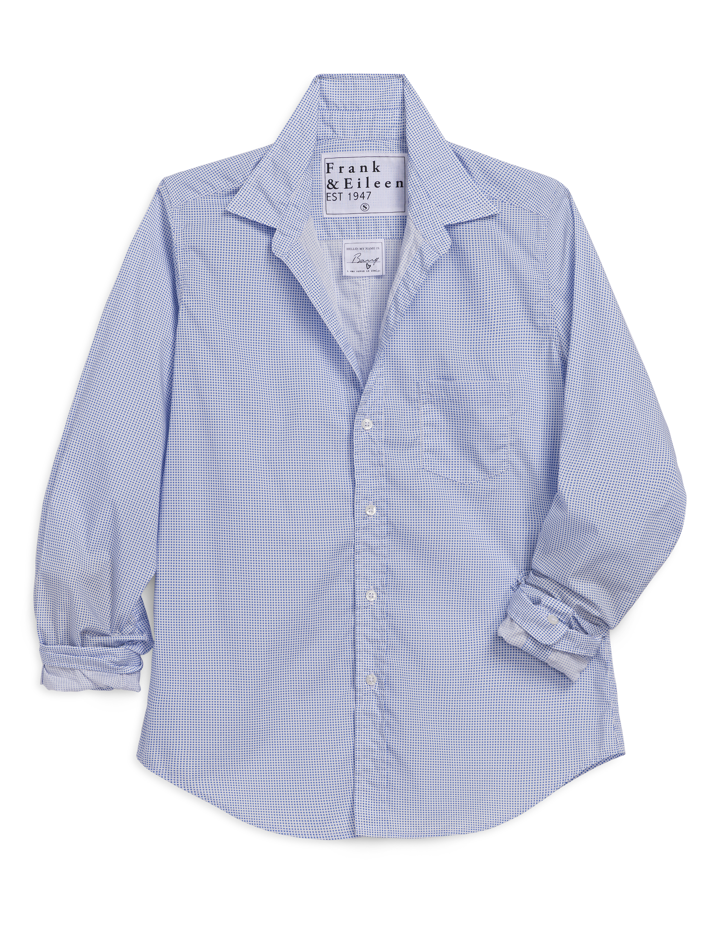 BARRY Small Blue Dots, Superluxe, front view