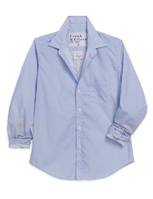 BARRY Small Blue Dots, Italian Superluxe, front view