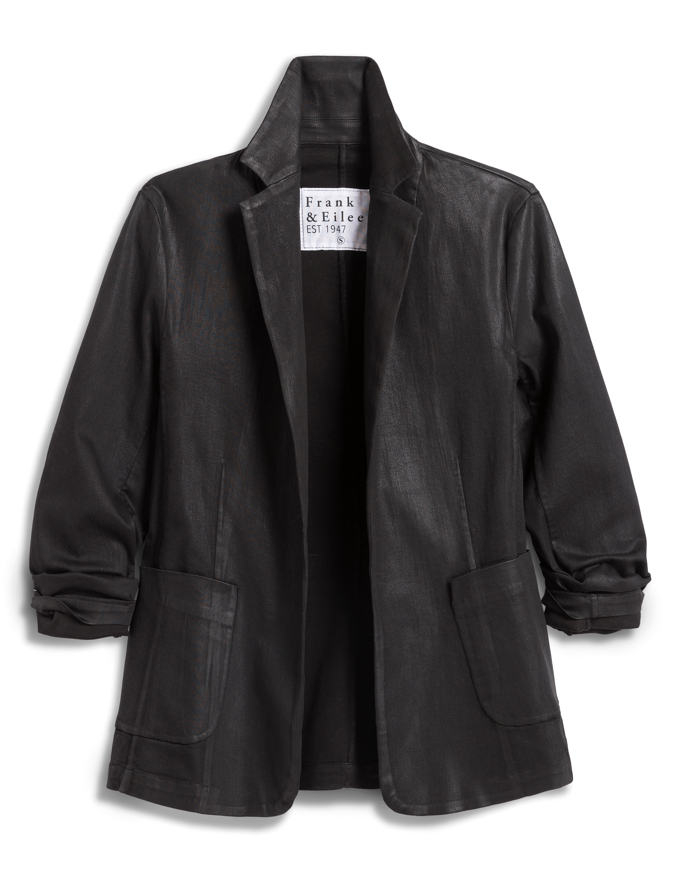 DUBLIN Black Wax, Italian Waxed Denim