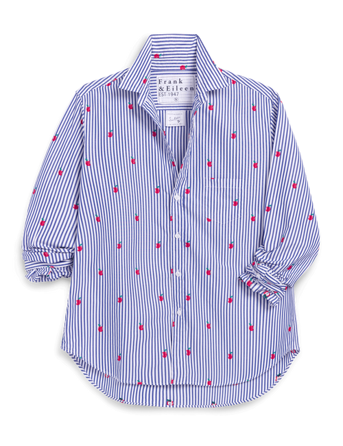 EILEEN NYC Apples, Italian Classic Poplin, view 4