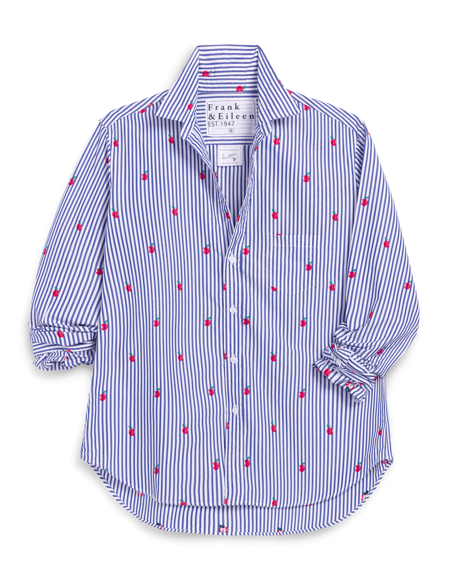 EILEEN NYC Apples, Italian Classic Poplin