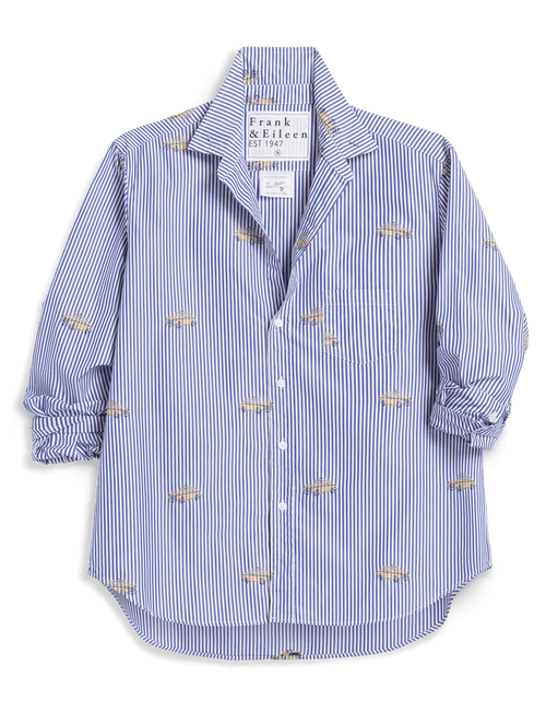 EILEEN NYC Taxis, Italian Classic Poplin, front view