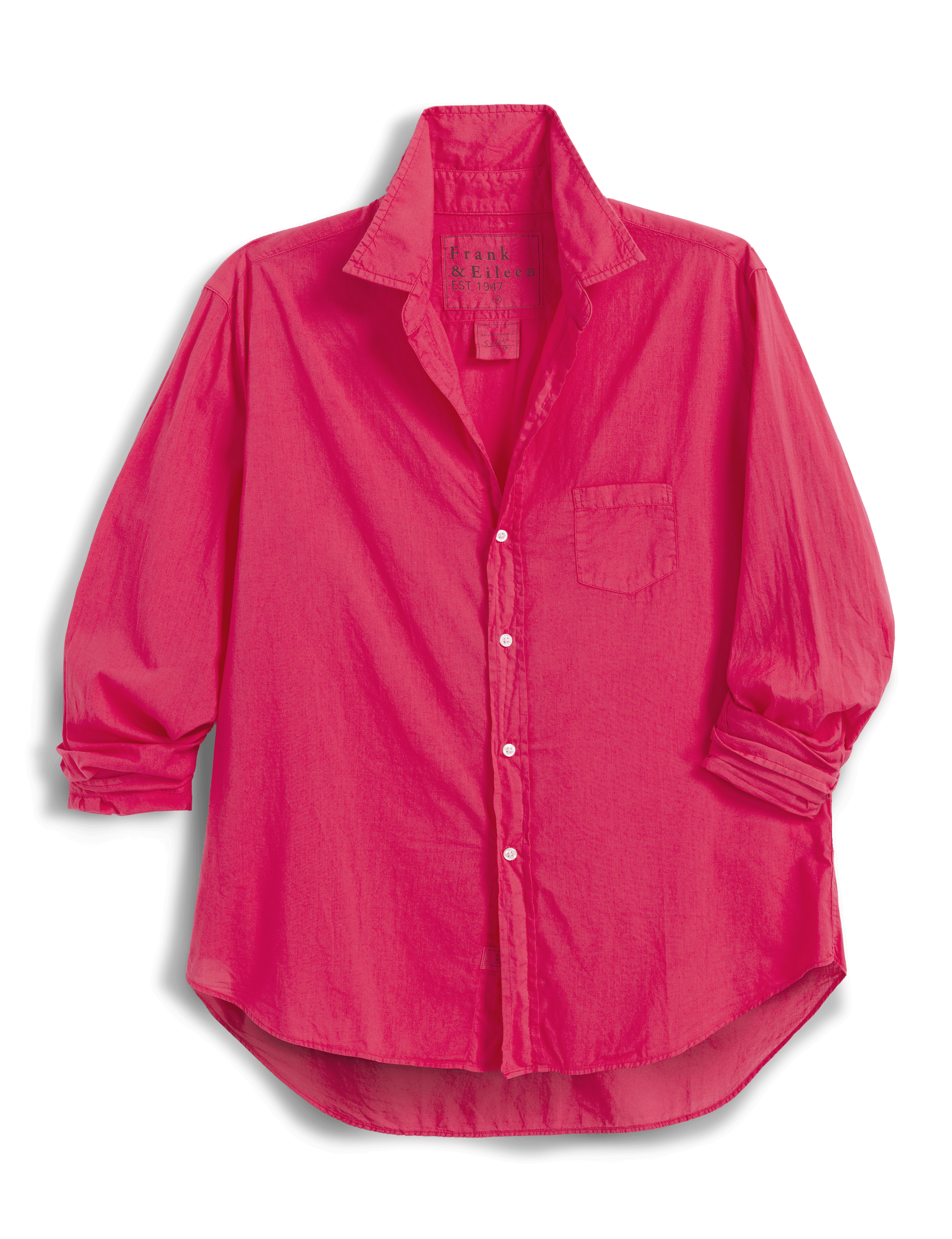 Pink shirt on a black background, view 4