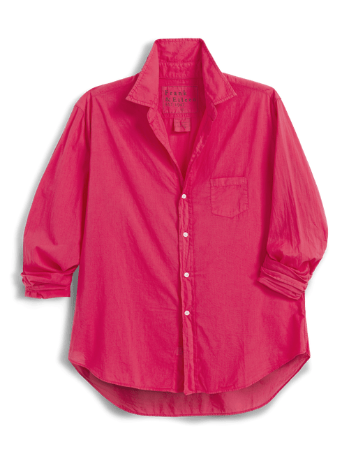 Pink shirt on a black background, view 4
