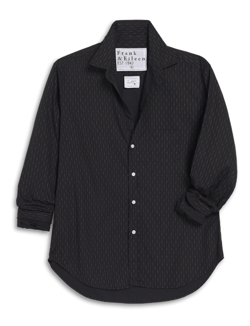 EILEEN Gold Multi Dot Black, Italian Cotton, front view