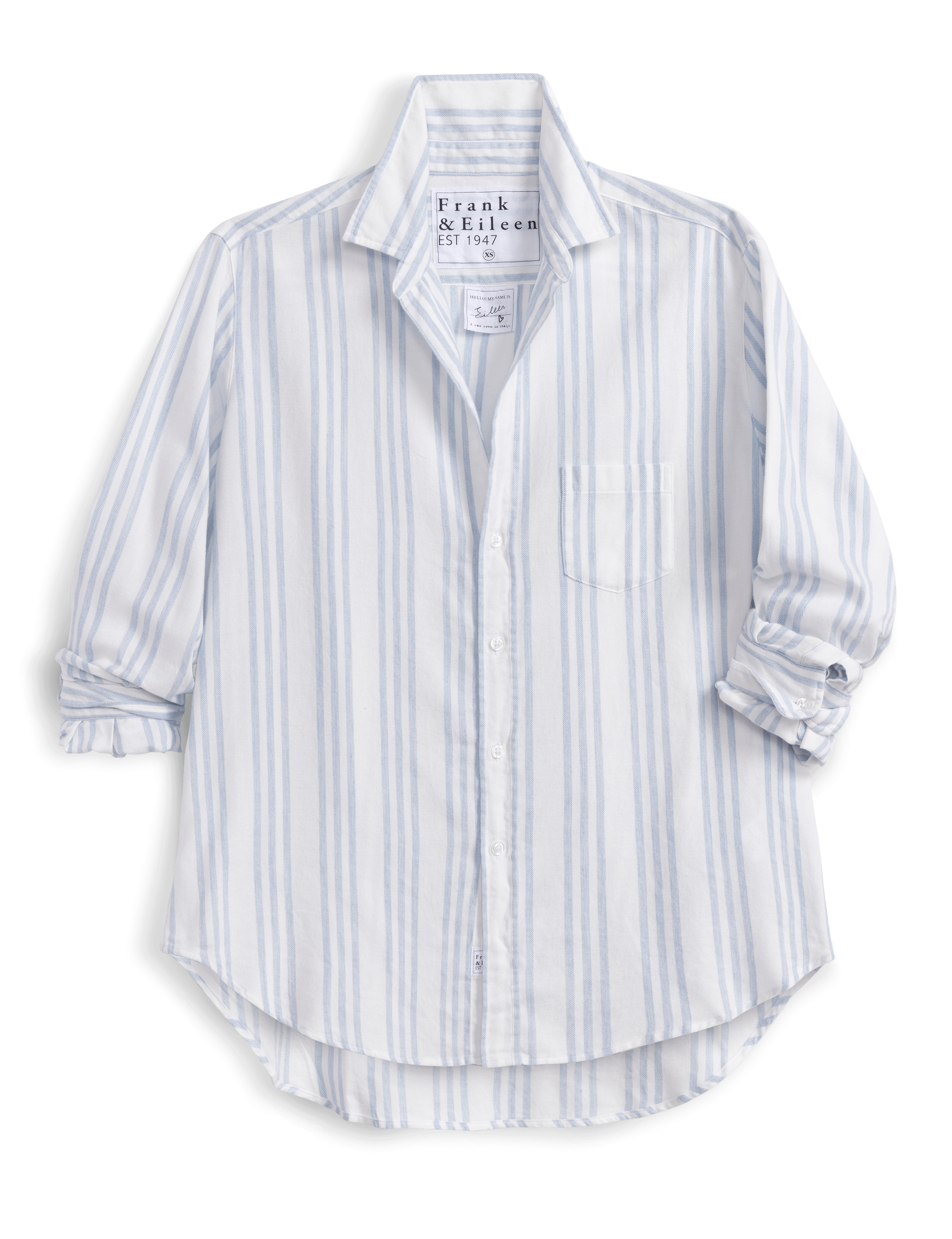 EILEEN Multi Blue Stripe, Italian Flannel