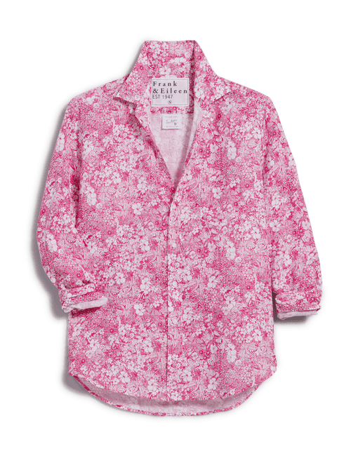 EILEEN Pink Floral, Italian Classic Linen, view 6