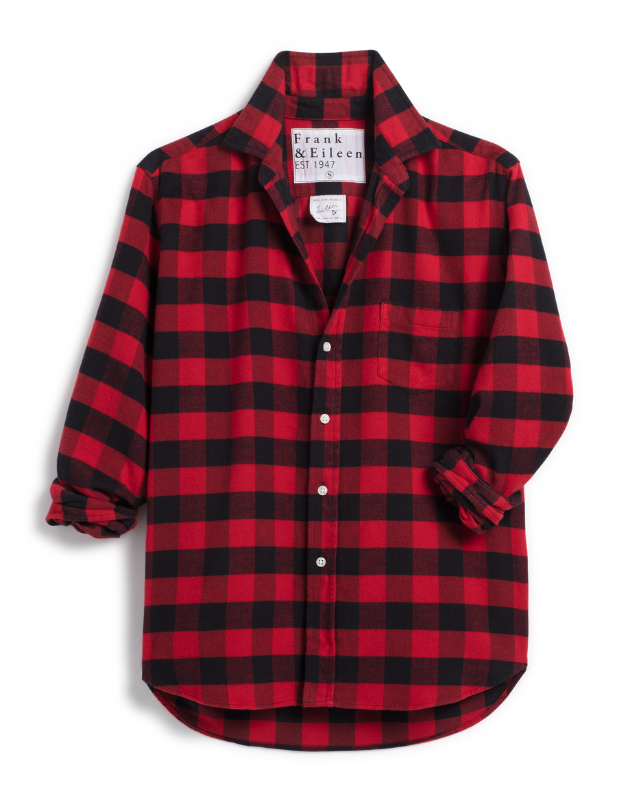 EILEEN Red and Black Check, Flannel