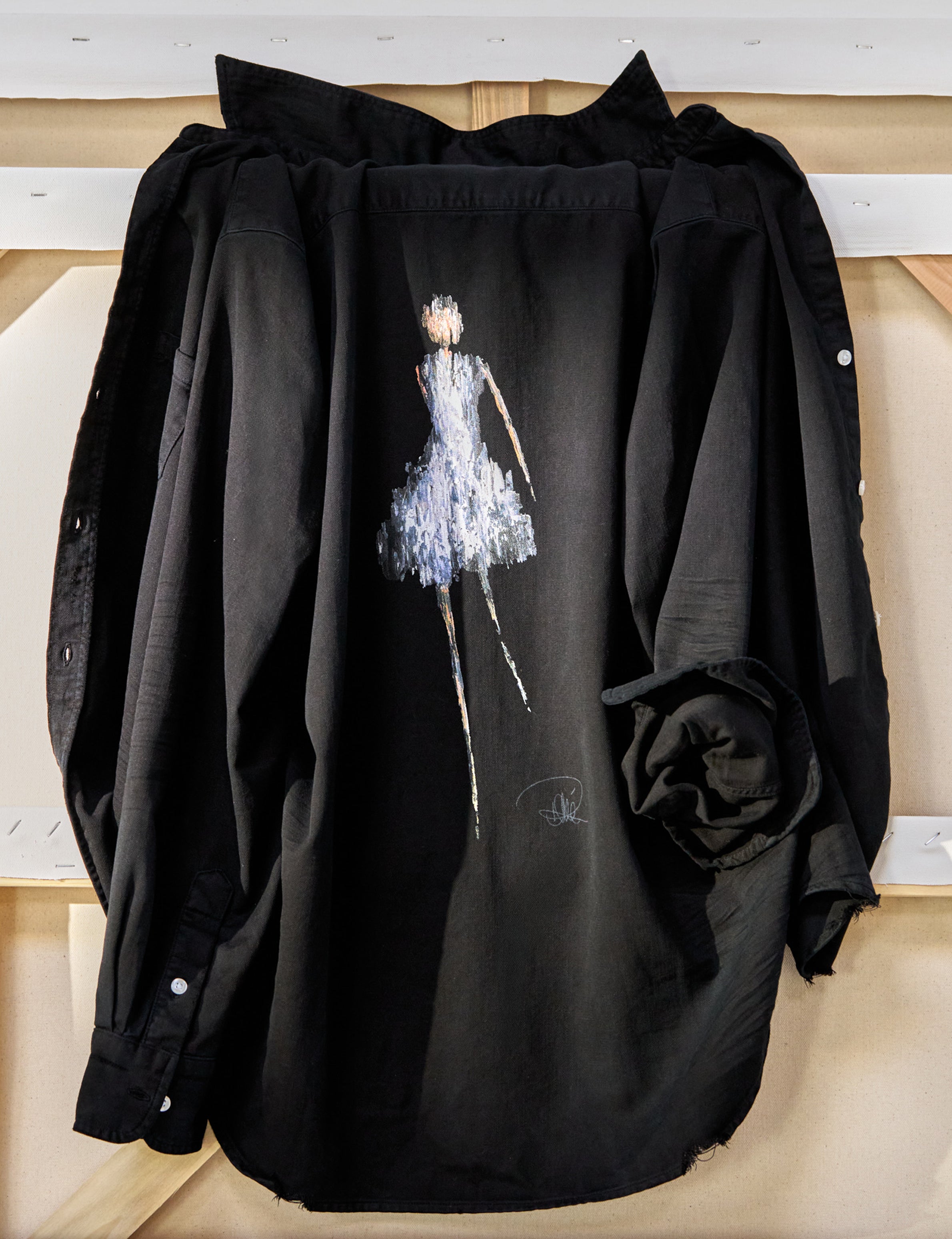 EILEEN Charlotte on Black Denim, Famous Denim, view 3