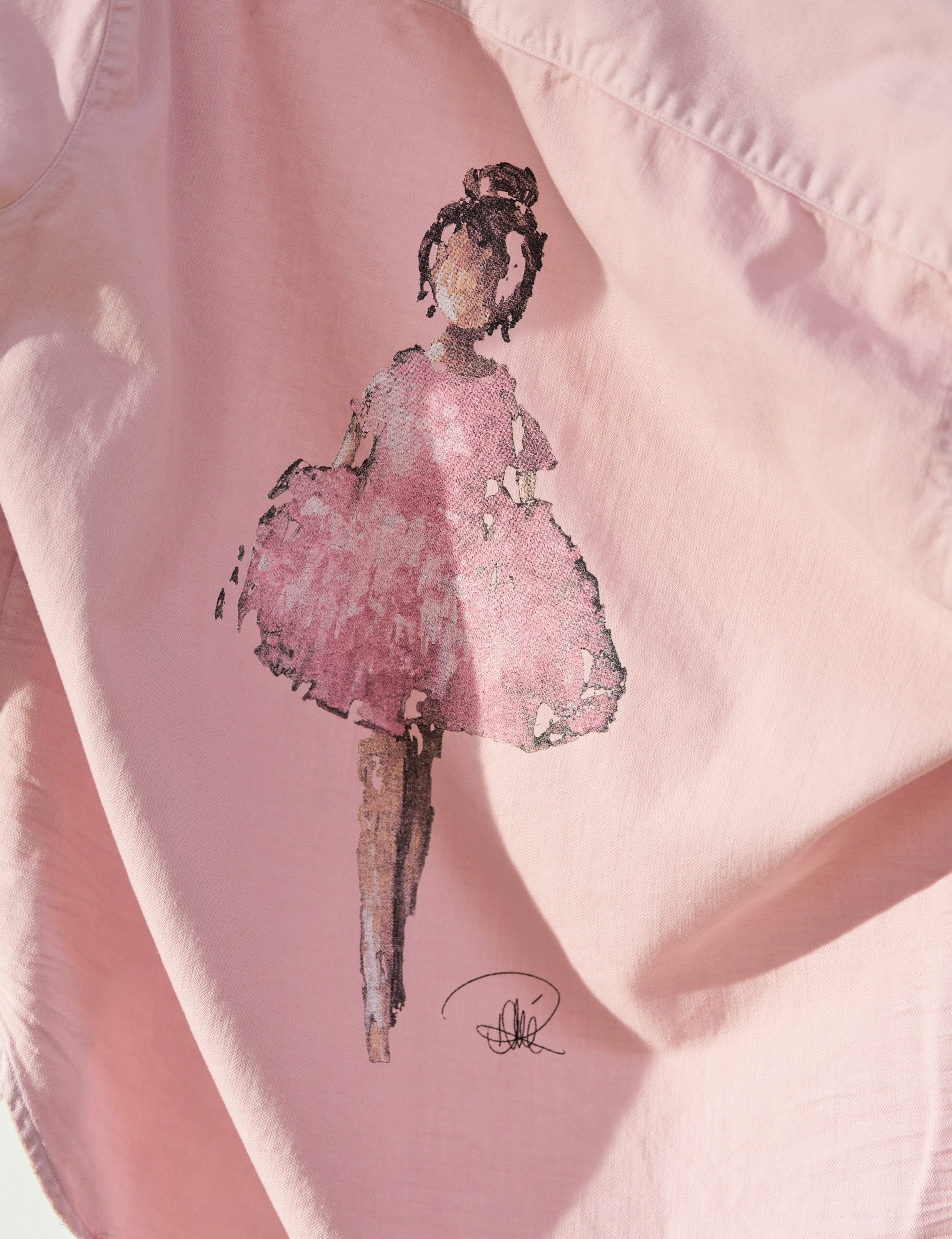 EILEEN Oromis on Pink Denim, Famous Denim, view 5