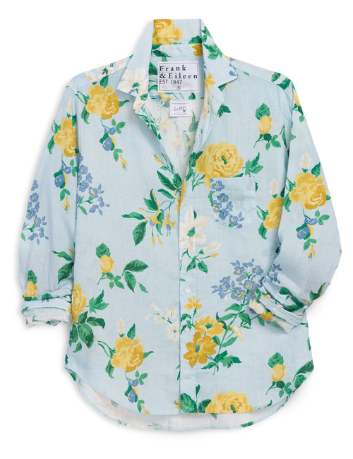 EILEEN Spring Bouquet, Italian Classic Linen, front view