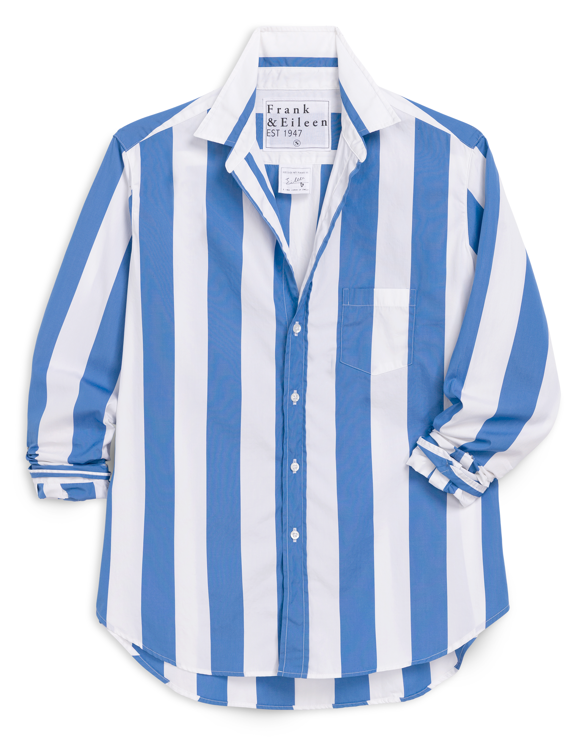 EILEEN Wide Blue Stripe, Superluxe