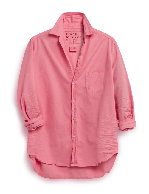 Eileen, Relaxed Button-Up Shirt, Pink Denim | Frank & Eileen