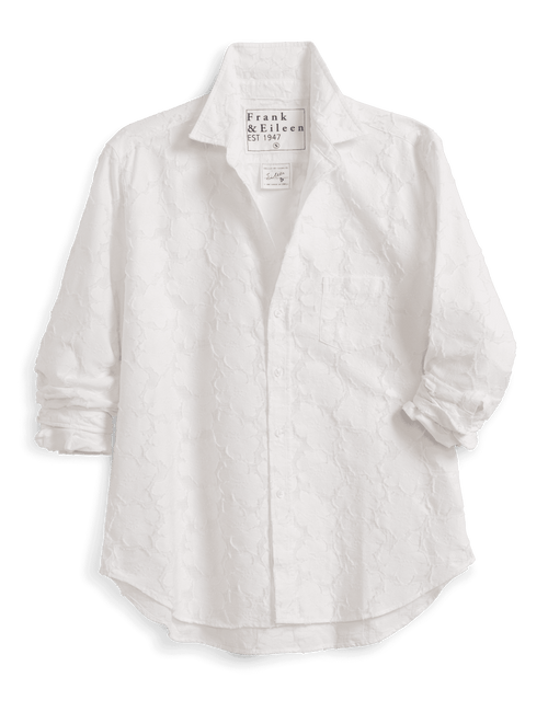 White shirt with rolled-up sleeves on a transparent background, view 4