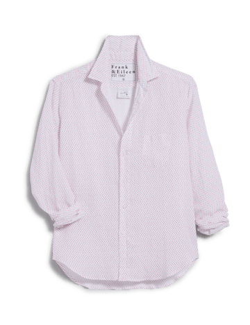 EILEEN Red Numbers, Italian Classic Linen