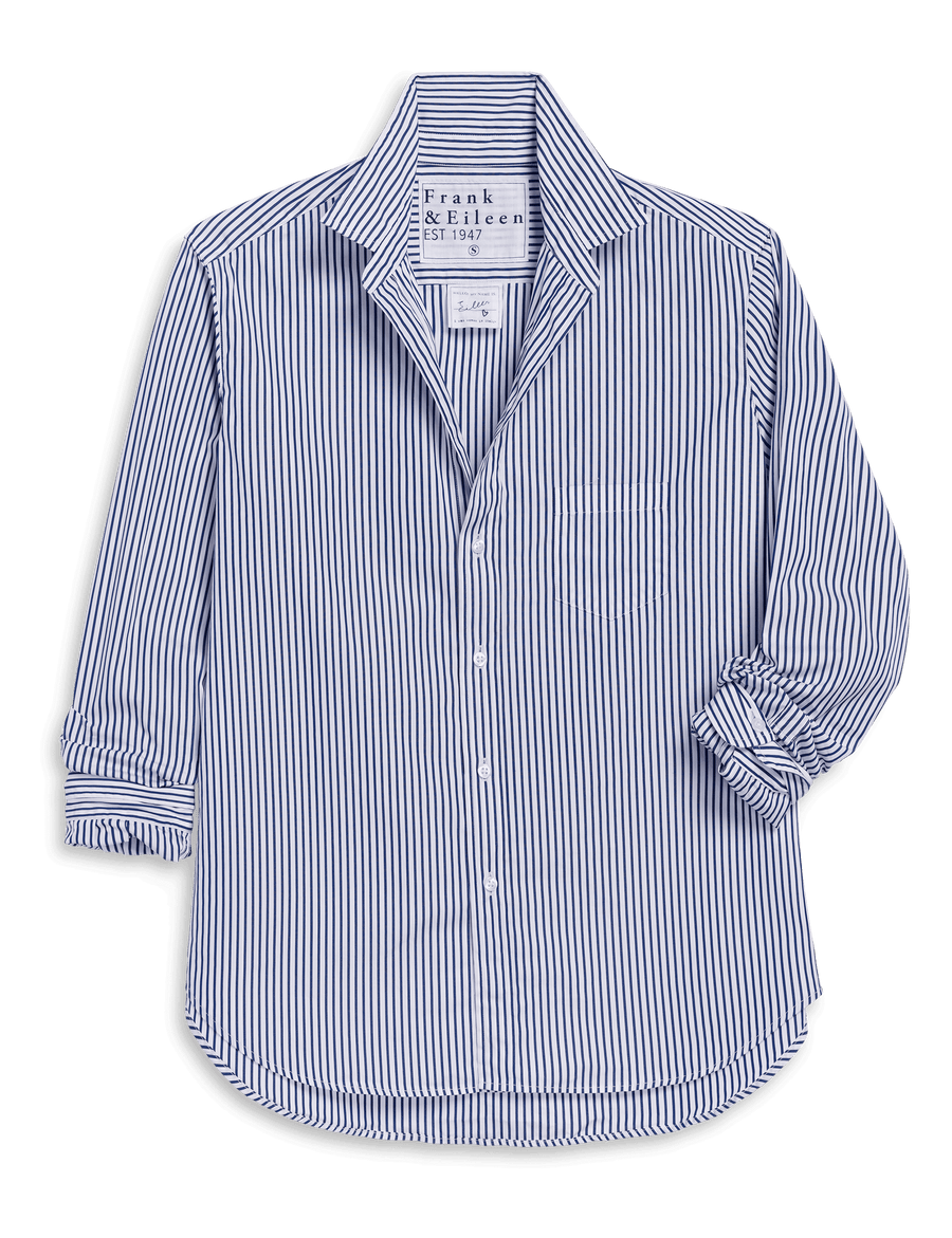 EILEEN White and Navy Stripe, Superluxe