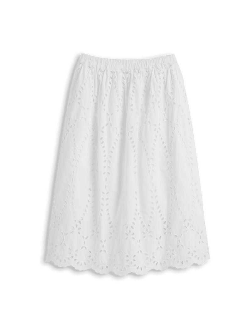 GRACE SKIRT White