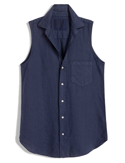 FINLEY Navy, Washed Linen, view 4