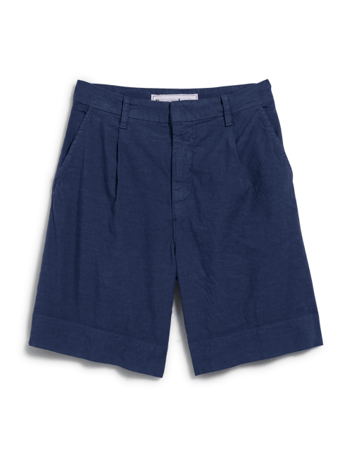 WATERFORD 7.5" Summer Navy, Italian Performance Linen, view 4